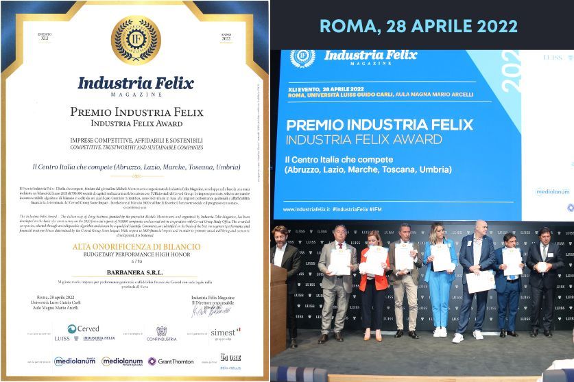 Migliore media impresa per performance gestionale e affidabilità finanziaria Cerved con sede legale nella provincia di Siena