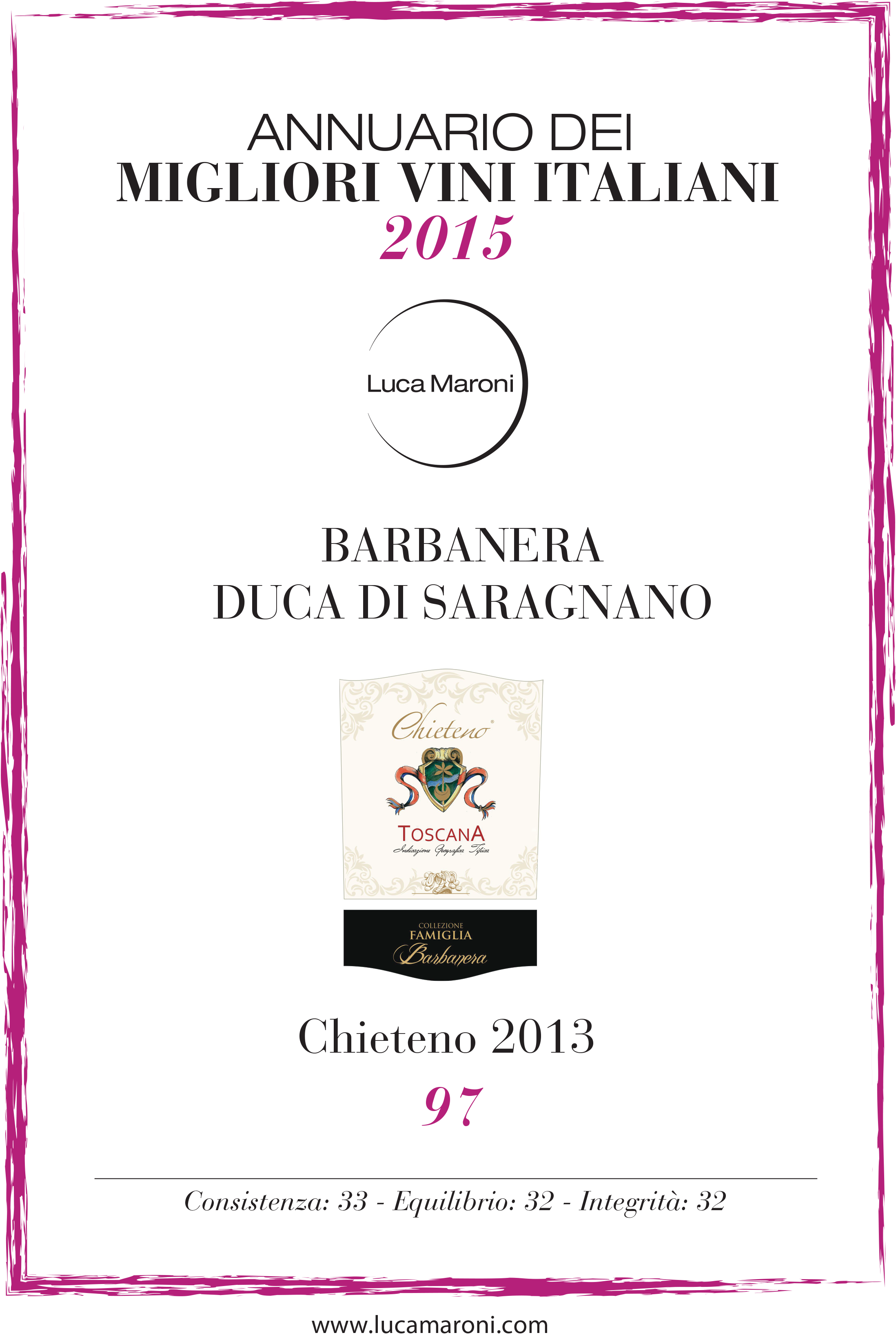 Annuario dei Migliori Vini Italiani ed. 2015