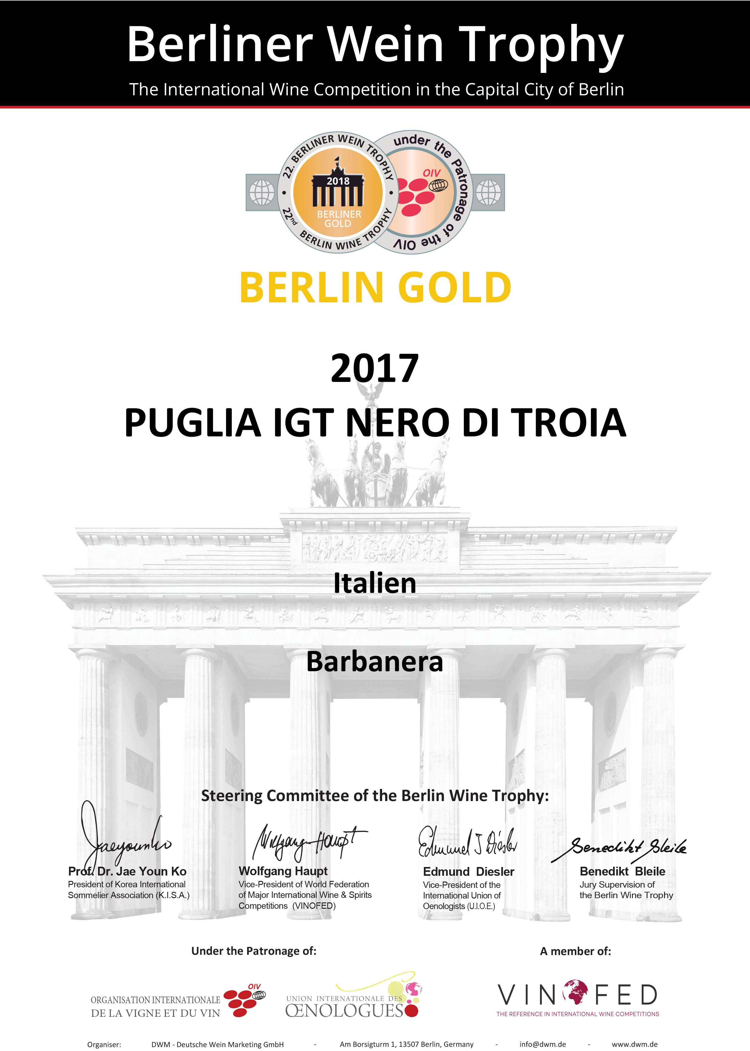 Medaglia d' Oro