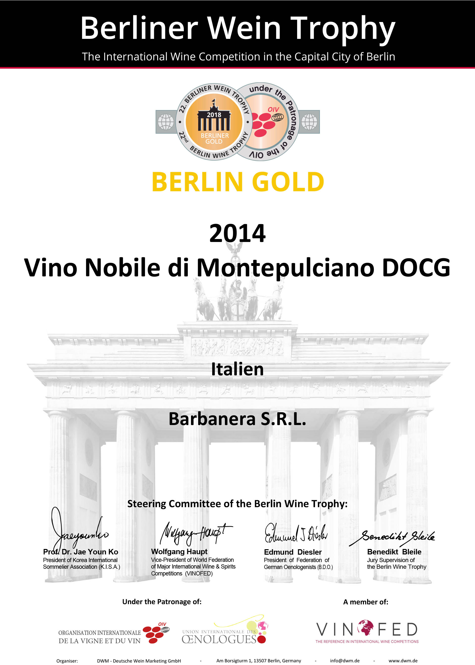 Medaglia d' Oro