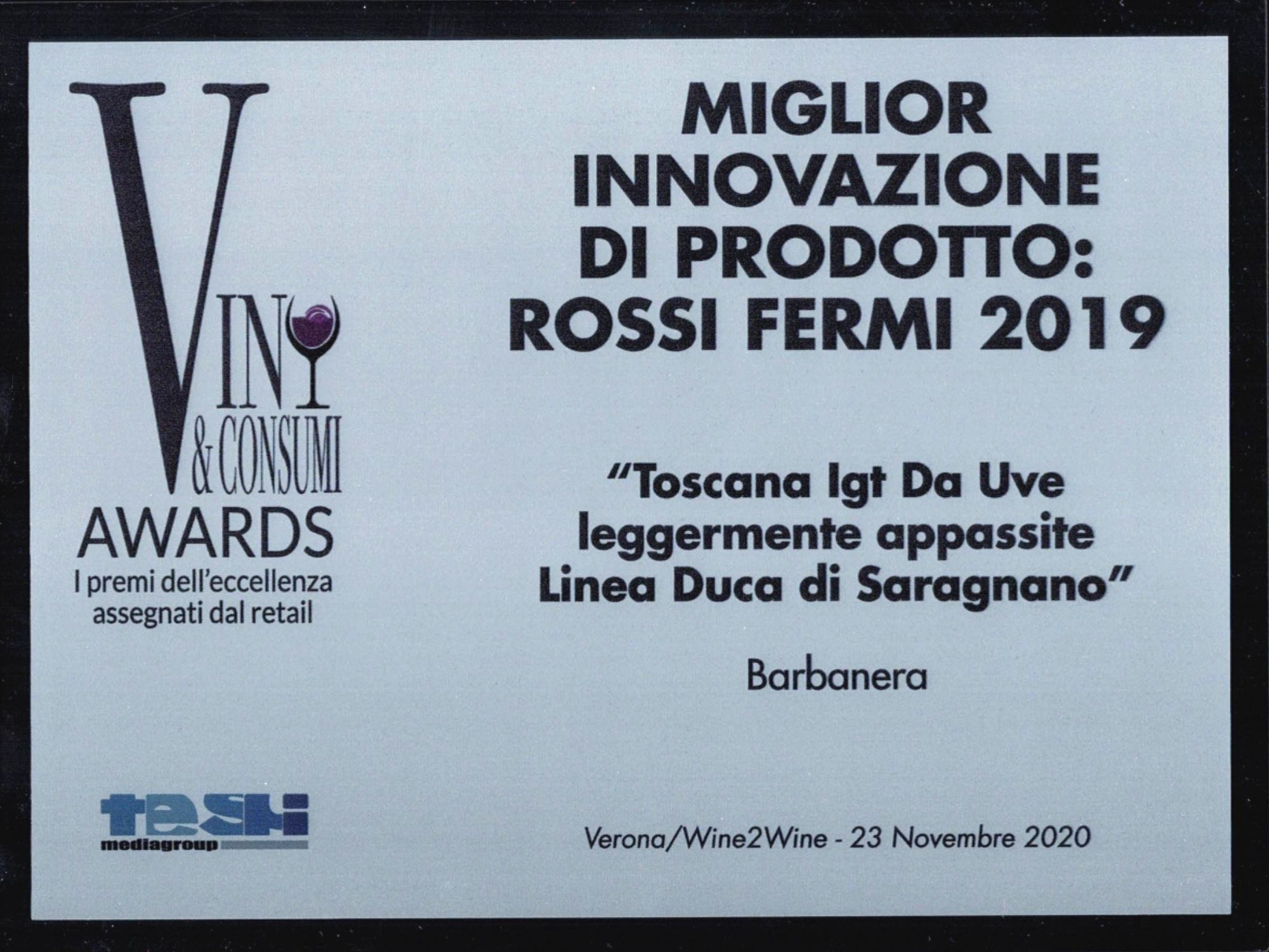 Miglior Innovazione di Prodotto: Rossi Fermi 2019