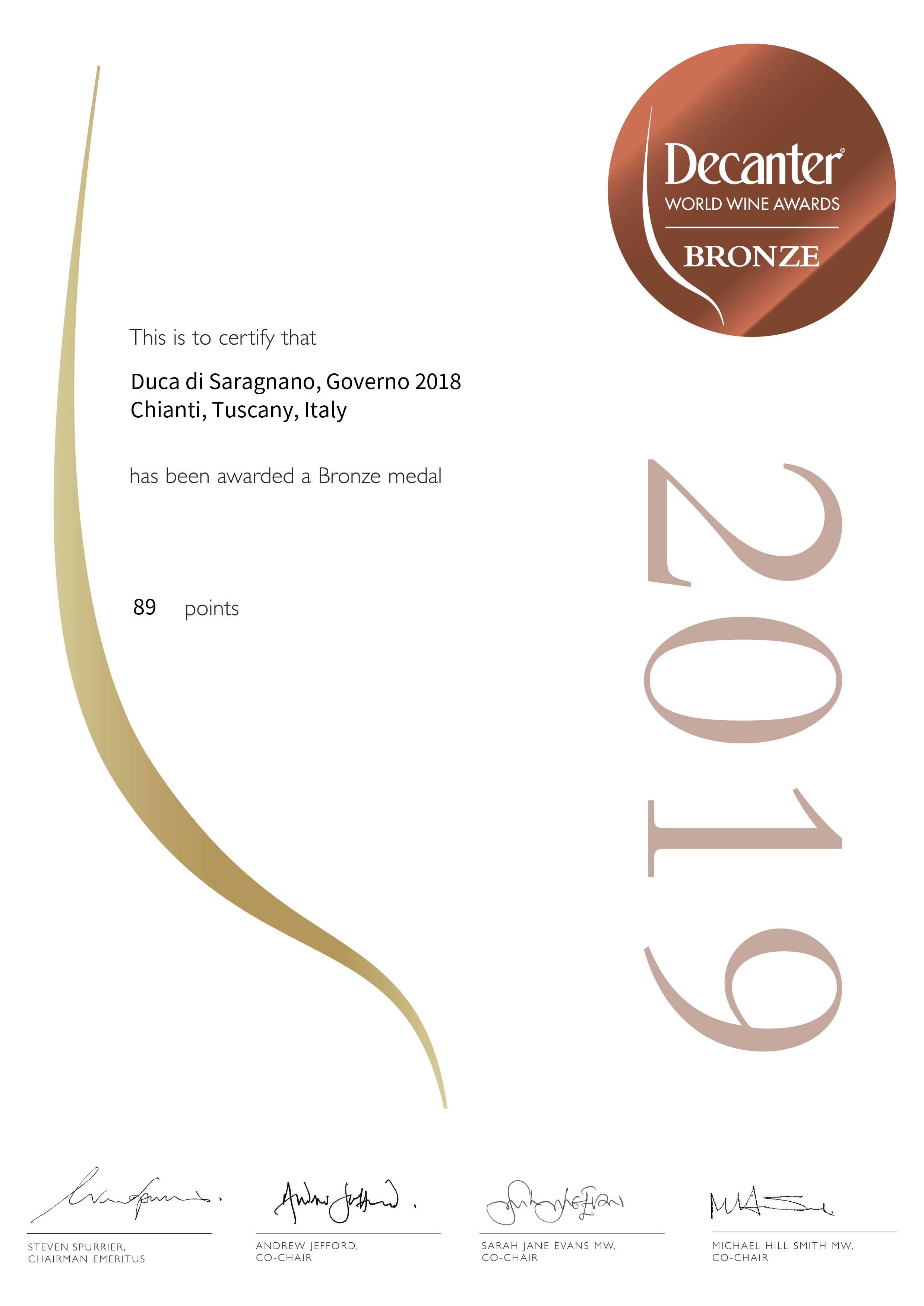 Medaglia di Bronzo