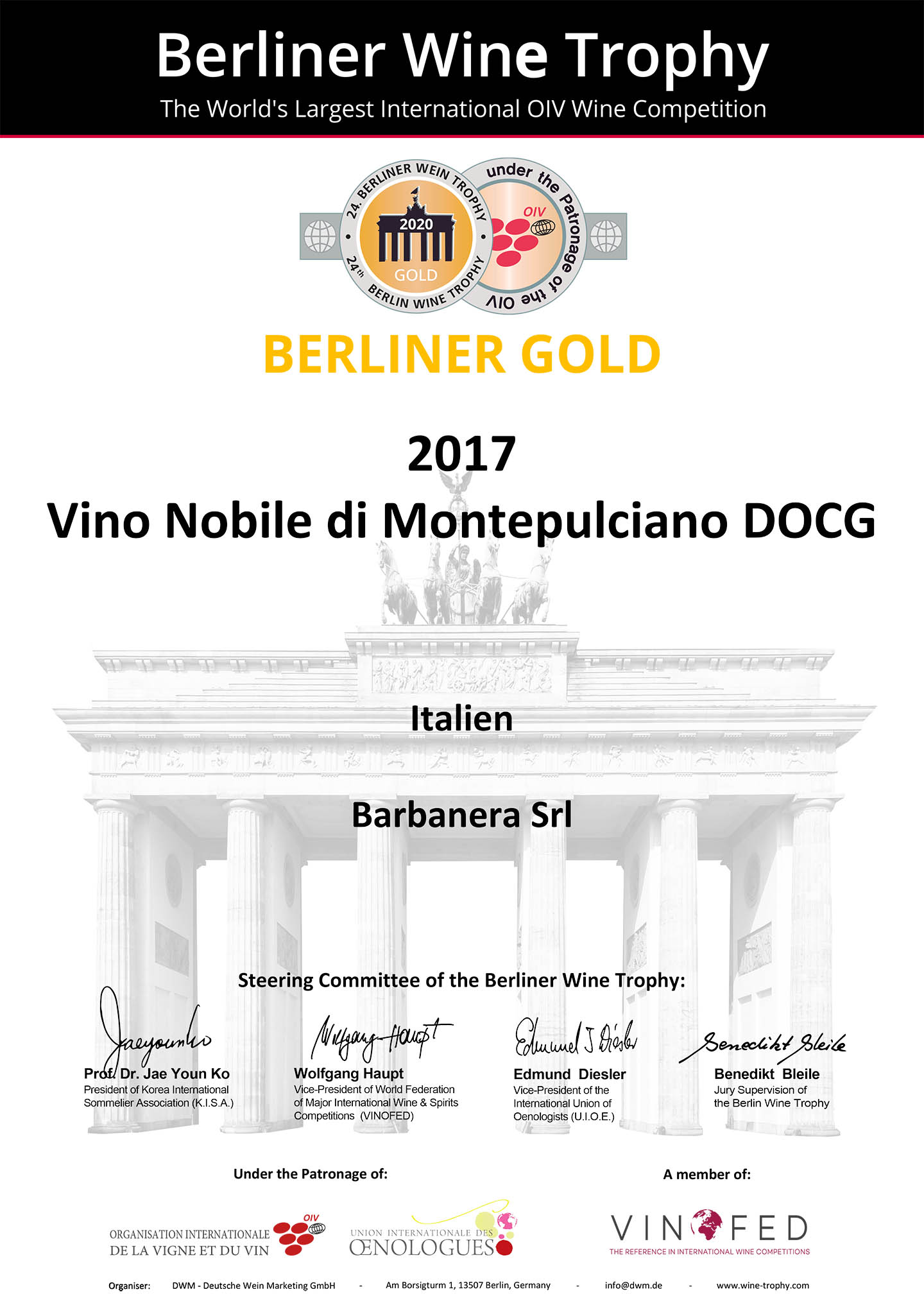 Medaglia d'Oro