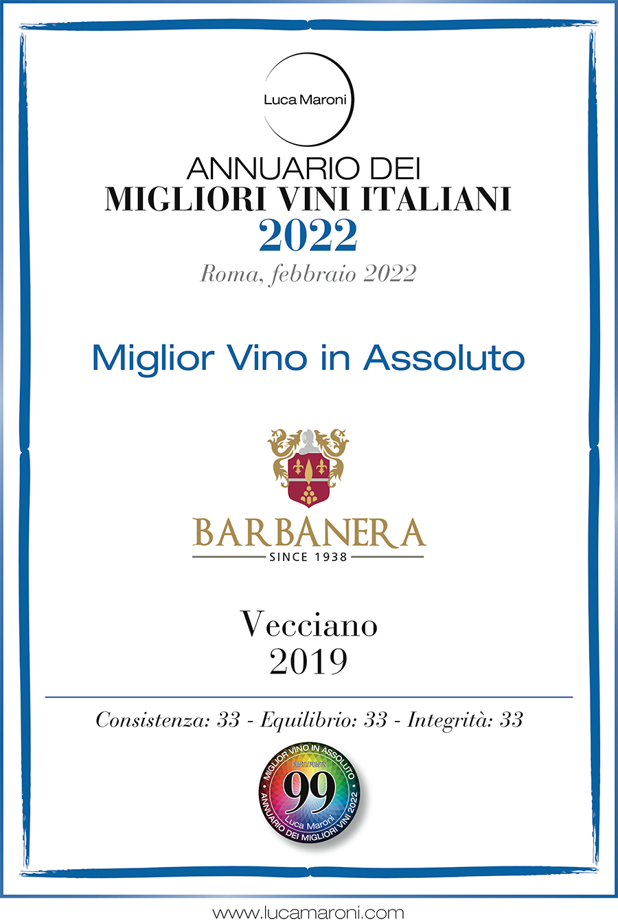 Annuario dei Migliori Vini Italiani ed. 2022