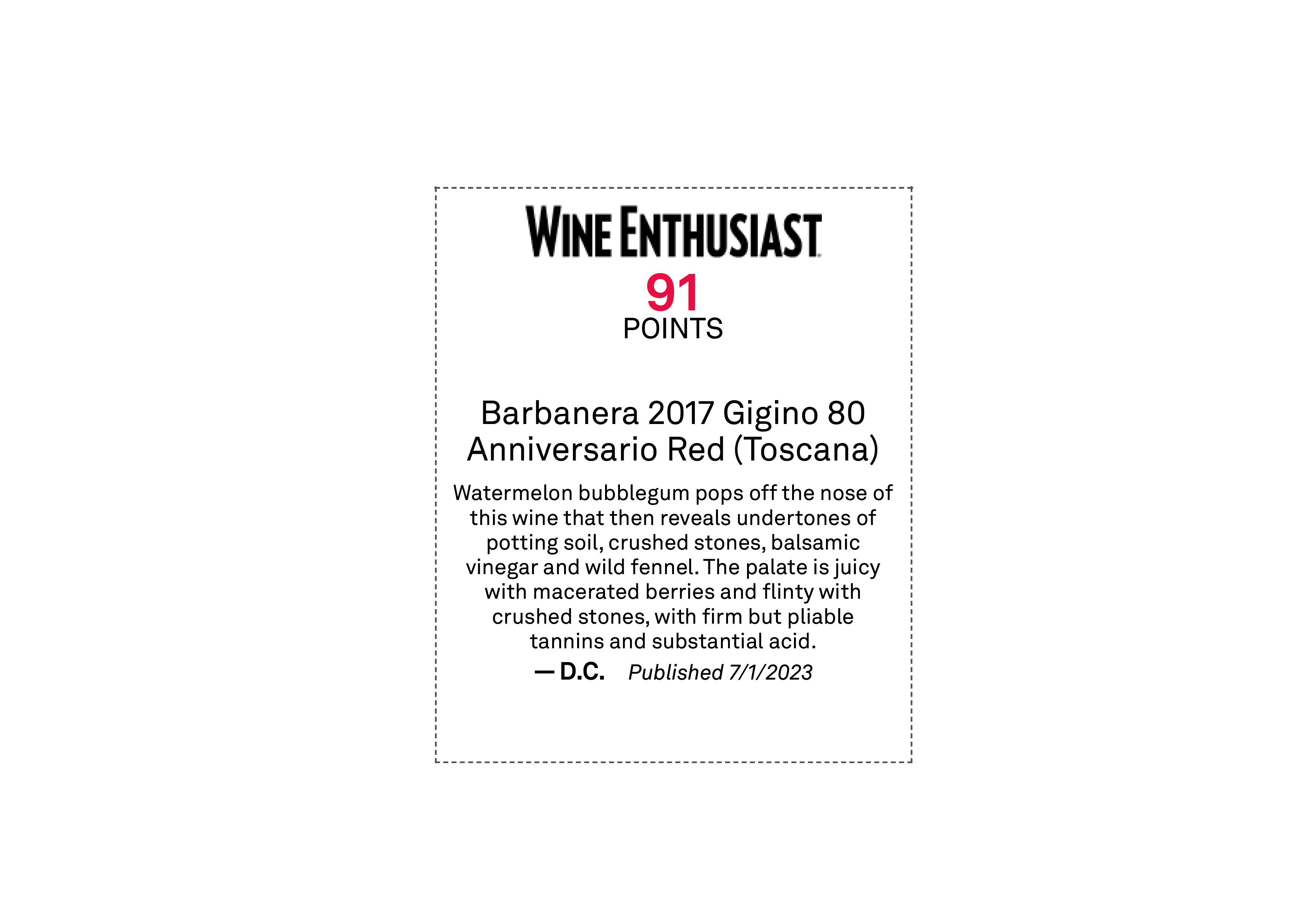 Wine Enthusiast 2023