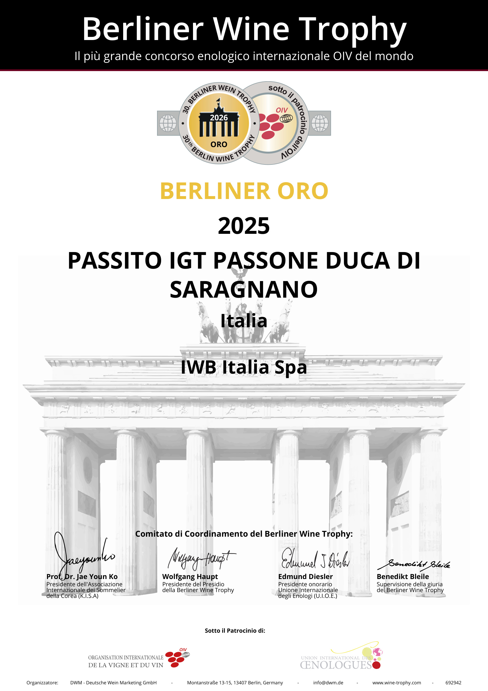 Medaglia d'Oro