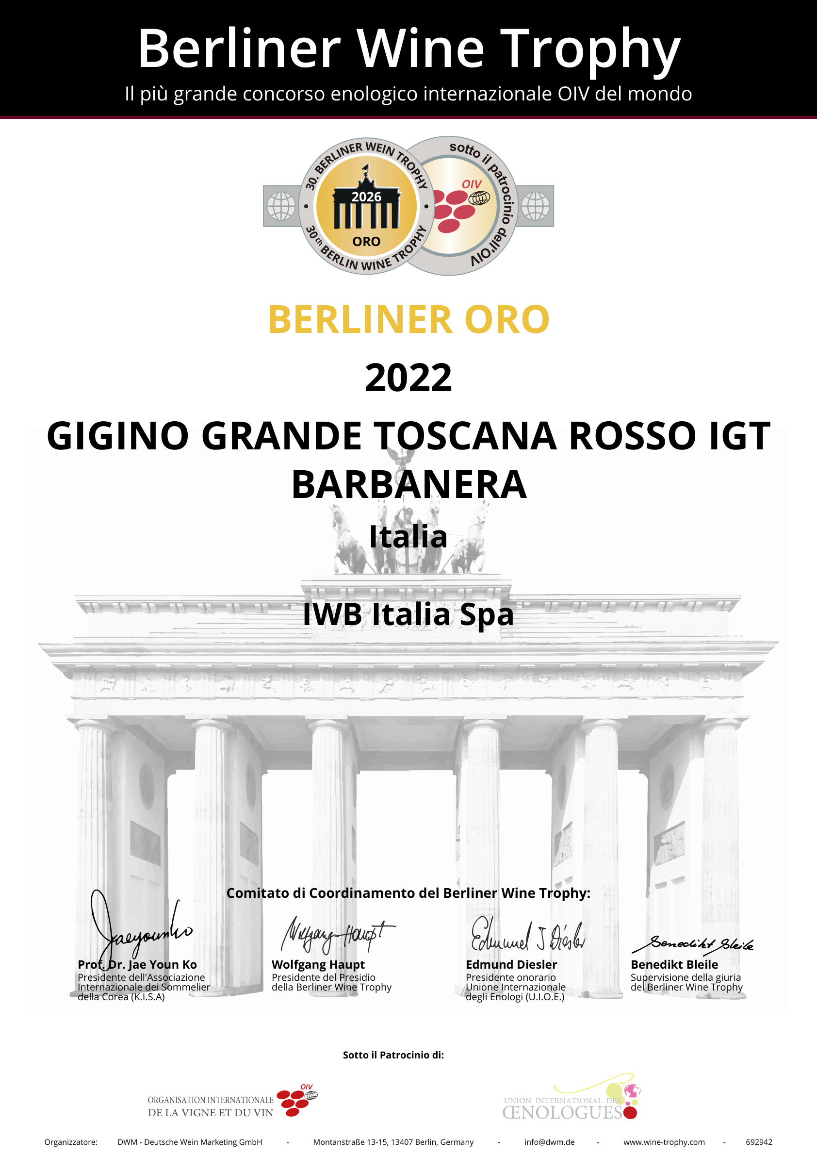 Medaglia d'Oro