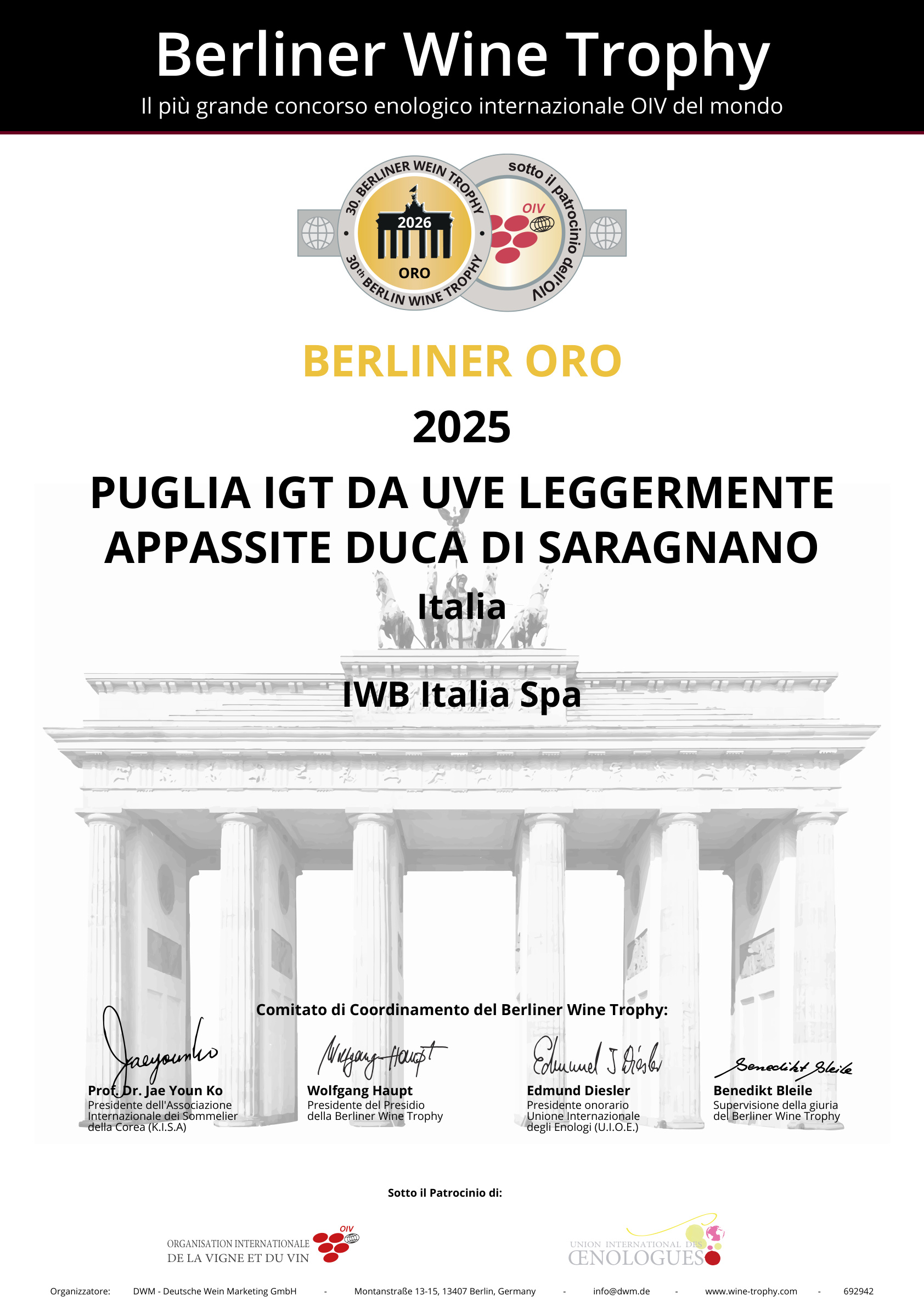 Medaglia d'Oro