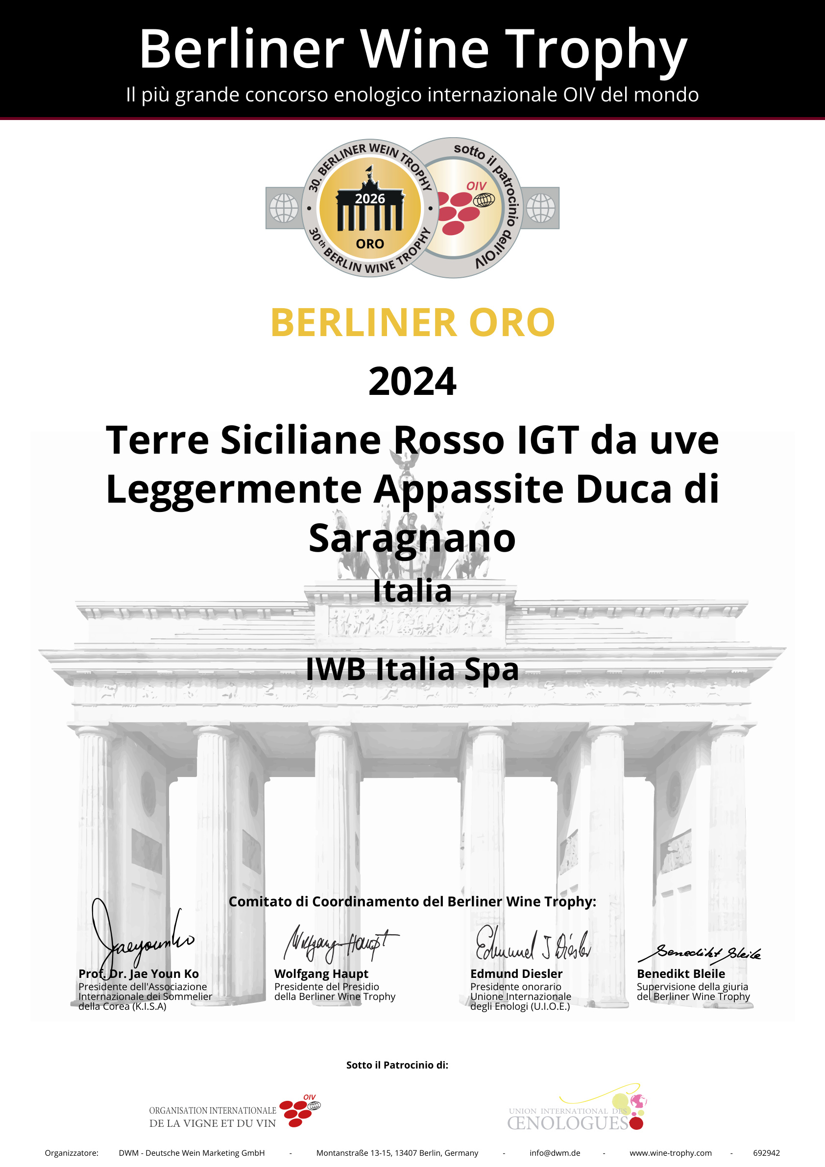 Medaglia d'Oro