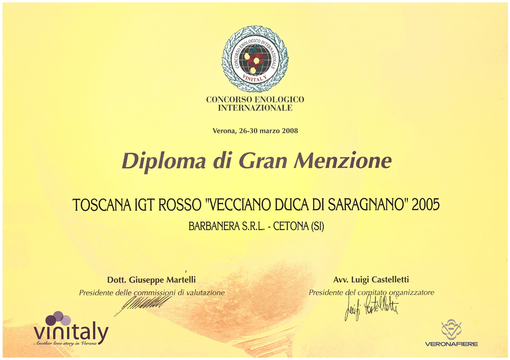 Diploma Gran Menzione