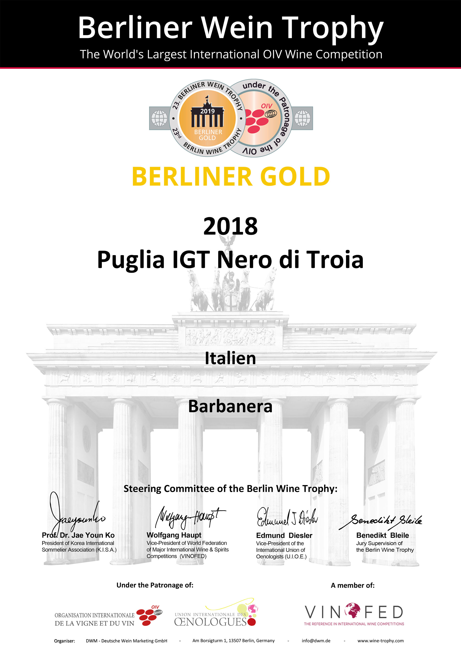 Medaglia d'Oro